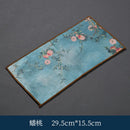 Axyaa Chinese Painted Tea Napkin Tea Ceremony Towel Placemat Set