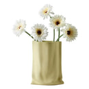 Axyaa Cream Ceramic Vase for Elegant Home Decor & Flower Arrangement