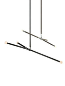 Axyaa Gold Y Shape Hanging Chandelier for Home Decor