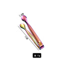 Axyaa Stainless Steel Round Ice Clip for Restaurant Supplies