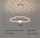Axyaa LED Starry Chandelier for Children's Room Pendant Lamp Nursery Bedroom Lighting