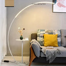 Axyaa Nordic C-Shaped LED Lamp with Remote Control - Black/White