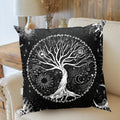 Axyaa Sun Moon Stars Tarot Pillowcase for Home Decor Sofa Chair Mysterious Divination