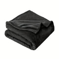 Navy Blue Fleece Plush Throw Blanket by Axyaa - Super Soft Cozy Flannel Blanket