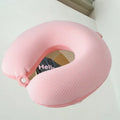 Axyaa Knitted Striped U-Neck Pillow: Multi-Function Travel & Aircraft Pillow