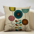 Nordic Style Cotton Tree Of Love Throw Pillow Cover 45x45CM Square Axyaa Brand