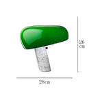 Axyaa Marble Touch Table Lamp for Living Room Bedroom Study Desk Decor, Postmodern Design