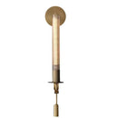 Axyaa Nordic Glass LED Copper Wall Sconce for Living Room Bedroom Lighting