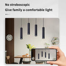 Axyaa LED Tube Pendant Chandelier for Modern Luxury Living Room & Kitchen