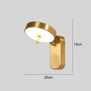 Axyaa Copper Wall Lamp Nordic Minimalist Luxury Bedside Lighting