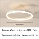 Axyaa Nordic LED Ring Chandelier Light for Bedroom and Living Room