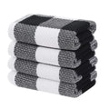 Axyaa Waffle Weave Kitchen Towel Set Absorbent Cleaning Cloth Cotton Dishcloth