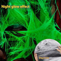 Axyaa Glow Spider Web for Haunted Party Scene & Bar Decor