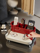 Axyaa Desktop Storage Box Remote Control Holder Organizer