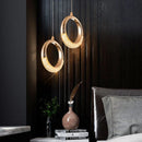 Axya Nordic Crystal Chandeliers LED Pendant Lights Modern Luxury Decor Lighting