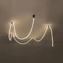 Axyaa Silicone Chandelier Art Wrapped Line Lamp for Various Spaces