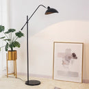 Axyaa Nordic Gold Marble Base Floor Lamp with Adjustable Length LED E27 Fixtures