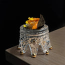 Axyaa Glass Tableware: French Molecular Cuisine Sushi Dessert Specialty Plates