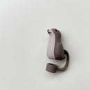 Axyaa Bear Silicone Straw Cap for Tumbler Decoration, 1 PC