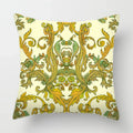 Axyaa Baroque Geometric Throw Pillow Case, Elegant Vintage 45X45CM Cushion Cover for Home
