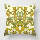 Axyaa Baroque Geometric Throw Pillow Case, Elegant Vintage 45X45CM Cushion Cover for Home