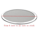 Axya Seamless Aluminum Pizza Screen Pan Baking Tray Net Bakeware Kitchen Tools
