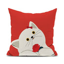 Axyaa Couple Car Decor Pillow Cover Set for Sofa 4 Sizes - Express Your Style!