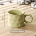 Axyaa Elegant Ceramic Mug Set - Stylish & Functional Coffee Cup in Light Luxury Style