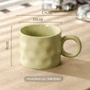 Axyaa Elegant Ceramic Mug Set - Stylish & Functional Coffee Cup in Light Luxury Style
