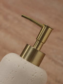 Axya Marble Shower Gel Dispenser, Wabi-Sabi Style Push Bottle, Light Luxury Bathroom Decor