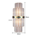 Modern Glass Rod Wall Lamp with LED Lighting for Home Decor by Axyaa