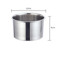 Axyaa Stainless Steel Food Storage Canister with Lid - Kitchen Organizer & Spice Box