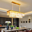 Axyaa Crystal Chandelier Pendant Light for Luxury Living Room and Dining Room