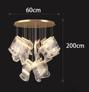 Axyaa Modern LED Pendant Chandeliers for Living Room Staircase Indoor Lighting