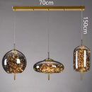 Axyaa Nordic Glass Pendant Light: Modern, Luxury, Small-Sized Design