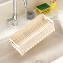 Axyaa Kitchen Sink Organizer & Dish Sponge Holder - Multi-Functional Drain Rack