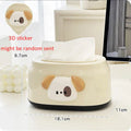 Axyaa Kawaii Napkin Holder Luxury Tissue Case Organizer Home Decor Storage Container