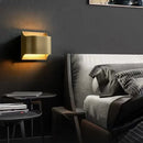 Axyaa Minimalist Copper Wall Lamps for Bedroom and Living Room Lighting