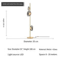 Axyaa Luxury Glass Floor Lamp for Elegant Living Space