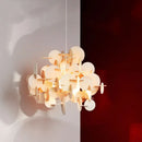 Axyaa Wooden Chandelier: Nordic Bau Pendant Lamp for Kids Room, Dining Room, Shop, or Coffee Decor