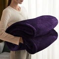 Axyaa Cozy Plush Fleece Blanket for Bed Sofa - All Season Lightweight Warm Winter Blanket