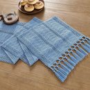 Axyaa Knotted Tassel American Style Table Runner for Home Decor