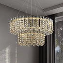 Axyaa Modern Italian Style Crystal Chandelier Lighting Fixtures
