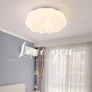 Axyaa Nordic White Cloud Ceiling Light with Remote Control