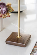 Axyaa Walnut Mushrooms Night Light Touch Switch Table Lamp