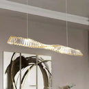 Axyaa Gold Steel Led Dimmable Pendant Lights for Luxury Dining Room