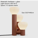 Axyaa Parc Glass Table Lamp - Nordic Modern Minimalist Design for Living Room, Bedroom