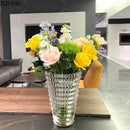 Axyaa Crystal Glass Vase Terrarium Hydroponics Flower Pot Home Decor