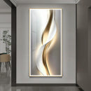 Axyaa Modern Luxury Geometric Mural Lamp for Elegant Living Room Décor