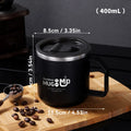 Axyaa Double Layer Insulated Steel Coffee Mug - Portable Sealed Thermos Cup
